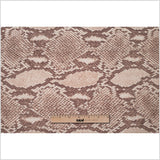 Snake Python Printed Polyester Woven