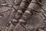 Chrome Python Printed Polyester Woven