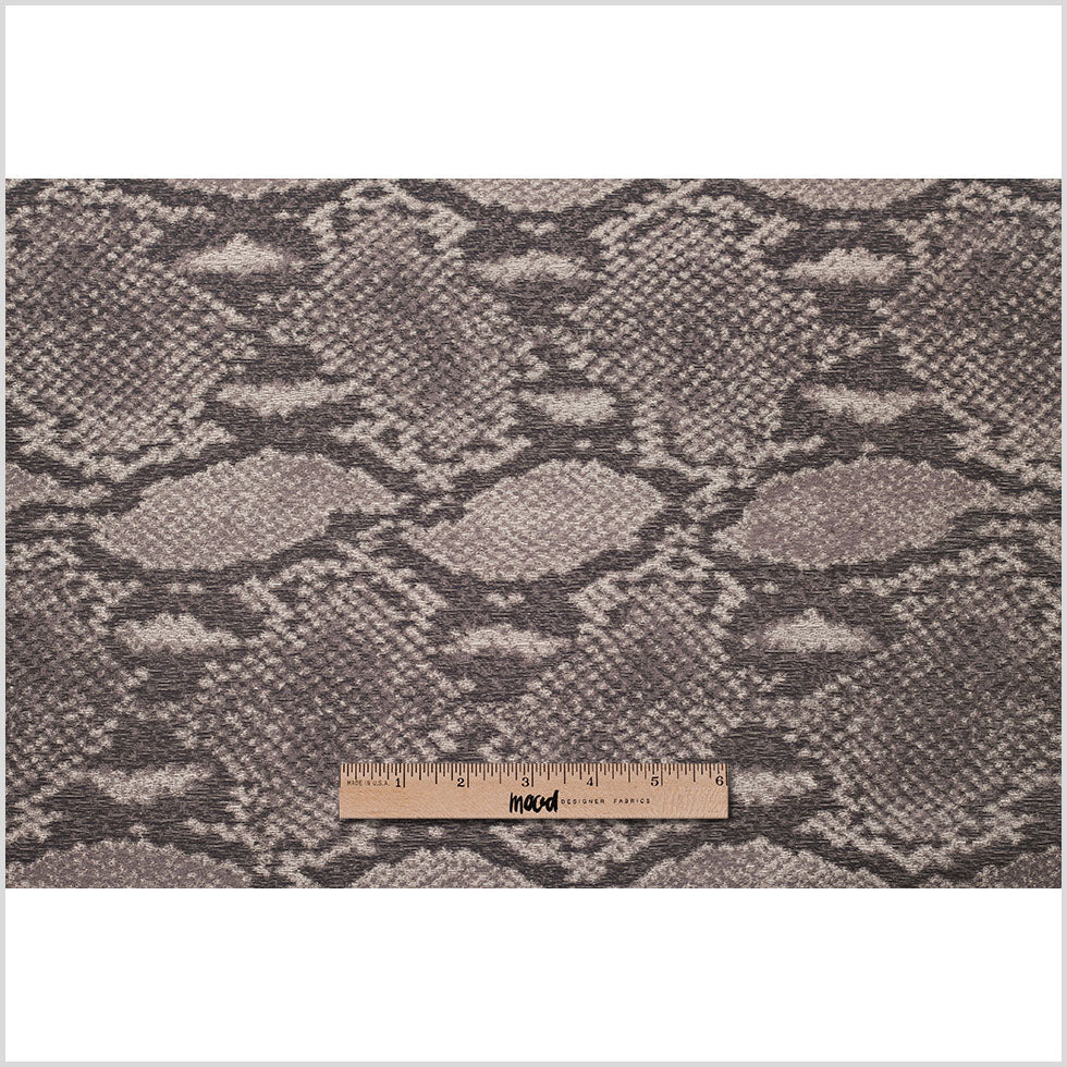 Chrome Python Printed Polyester Woven