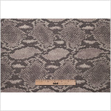 Chrome Python Printed Polyester Woven