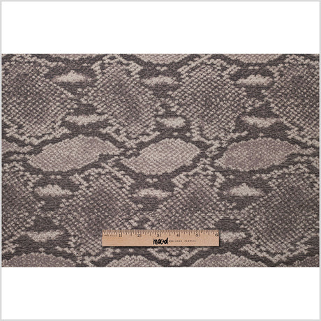 Chrome Python Printed Polyester Woven