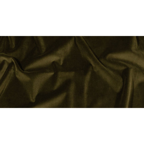 Olive Cotton Velvet
