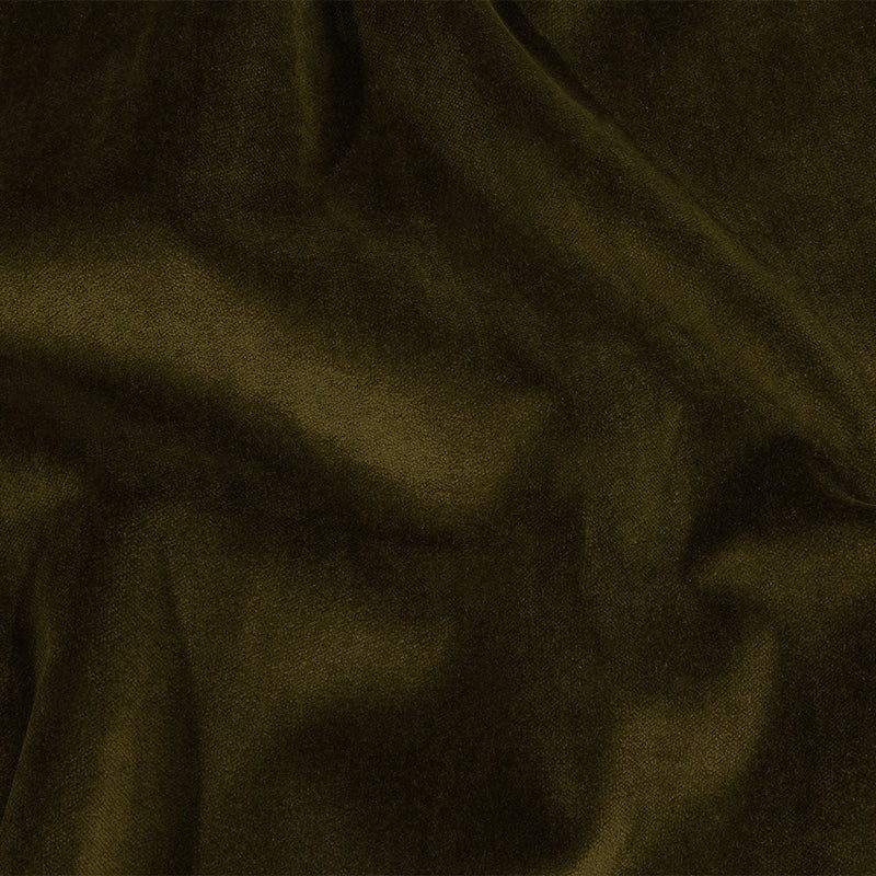 Olive Cotton Velvet