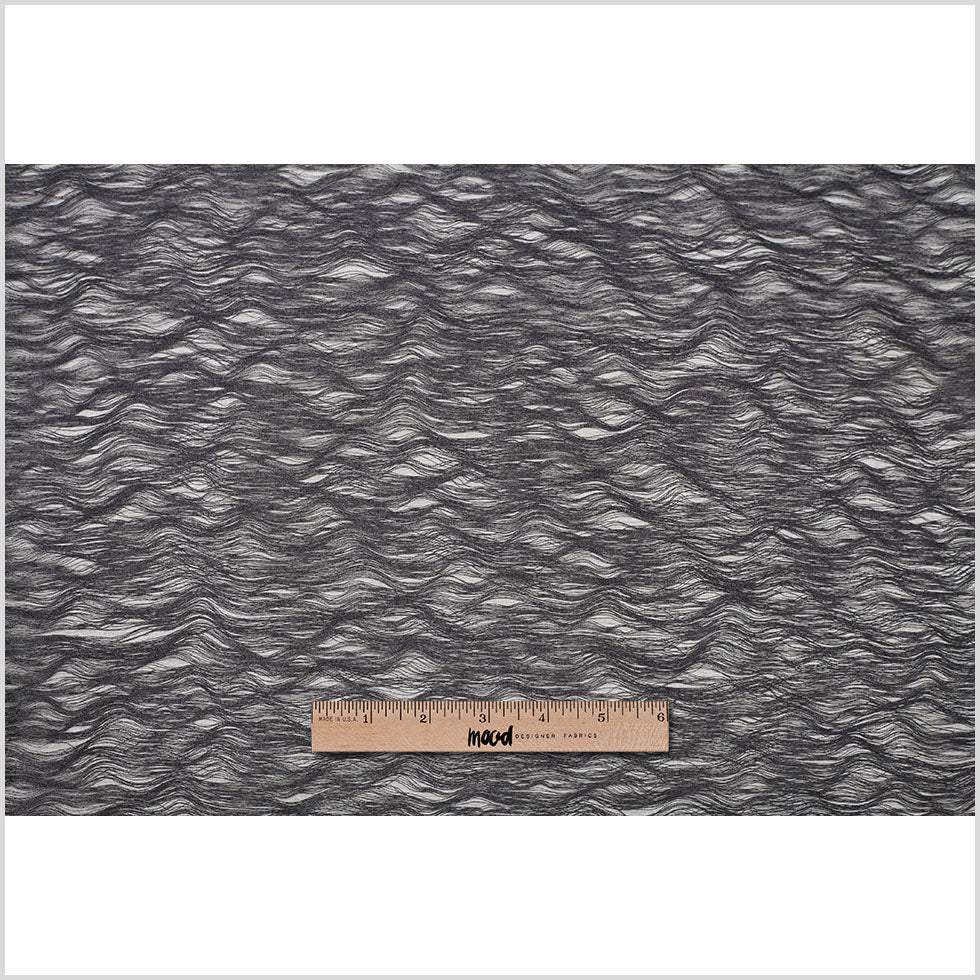 Black Novelty Polyester Sheer