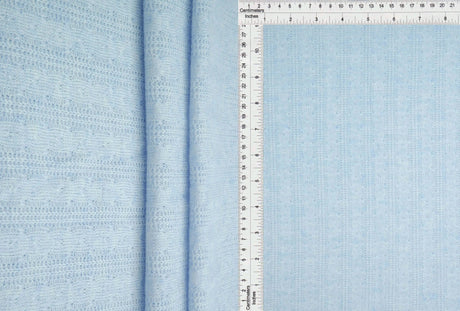 Cable Knit Stretch Sweater Fabric