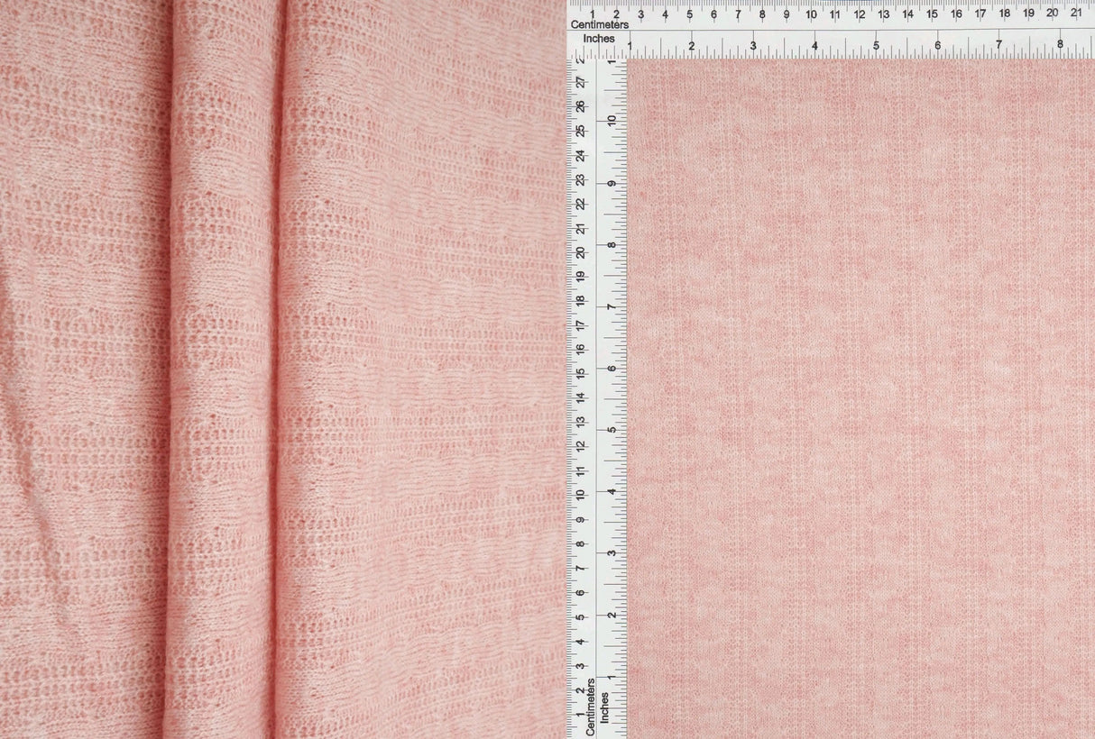 Cable Knit Stretch Sweater Fabric