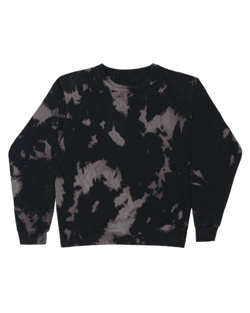 Premium Fleece Bleach Wash Crewneck Sweatshirt