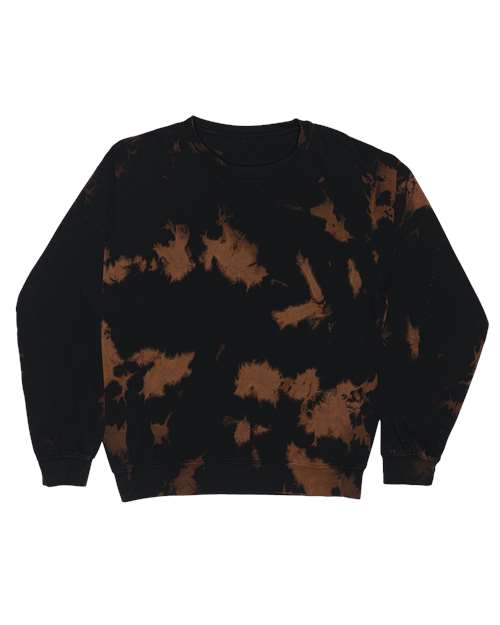 Premium Fleece Bleach Wash Crewneck Sweatshirt