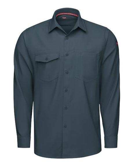 Red Kap Men's Cooling Long Sleeve Work Shirt