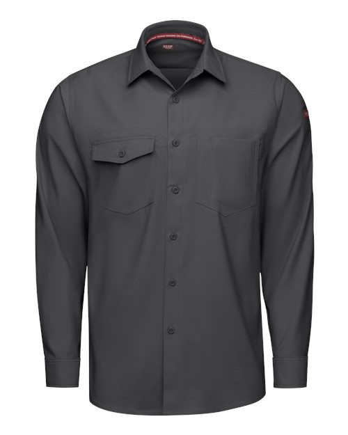 Red Kap Men's Cooling Long Sleeve Work Shirt
