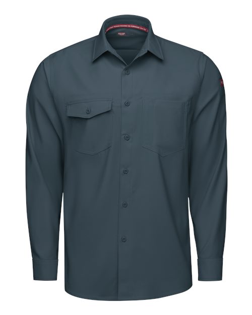 Red Kap Men's Tall Cooling Long Sleeve Work Shirt