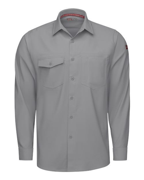 Red Kap Men's Tall Cooling Long Sleeve Work Shirt