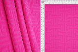 Jacquard Knit Geometric Towel Fabric