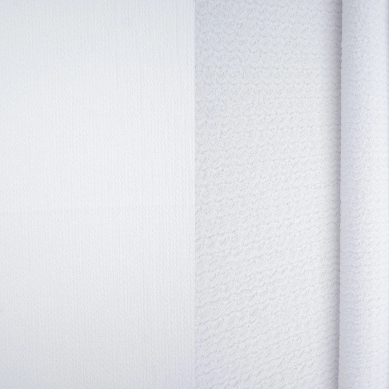 1 Yard White Mini Missoni Stretch Knit Fabric, Soft Textured 56/58" Wide