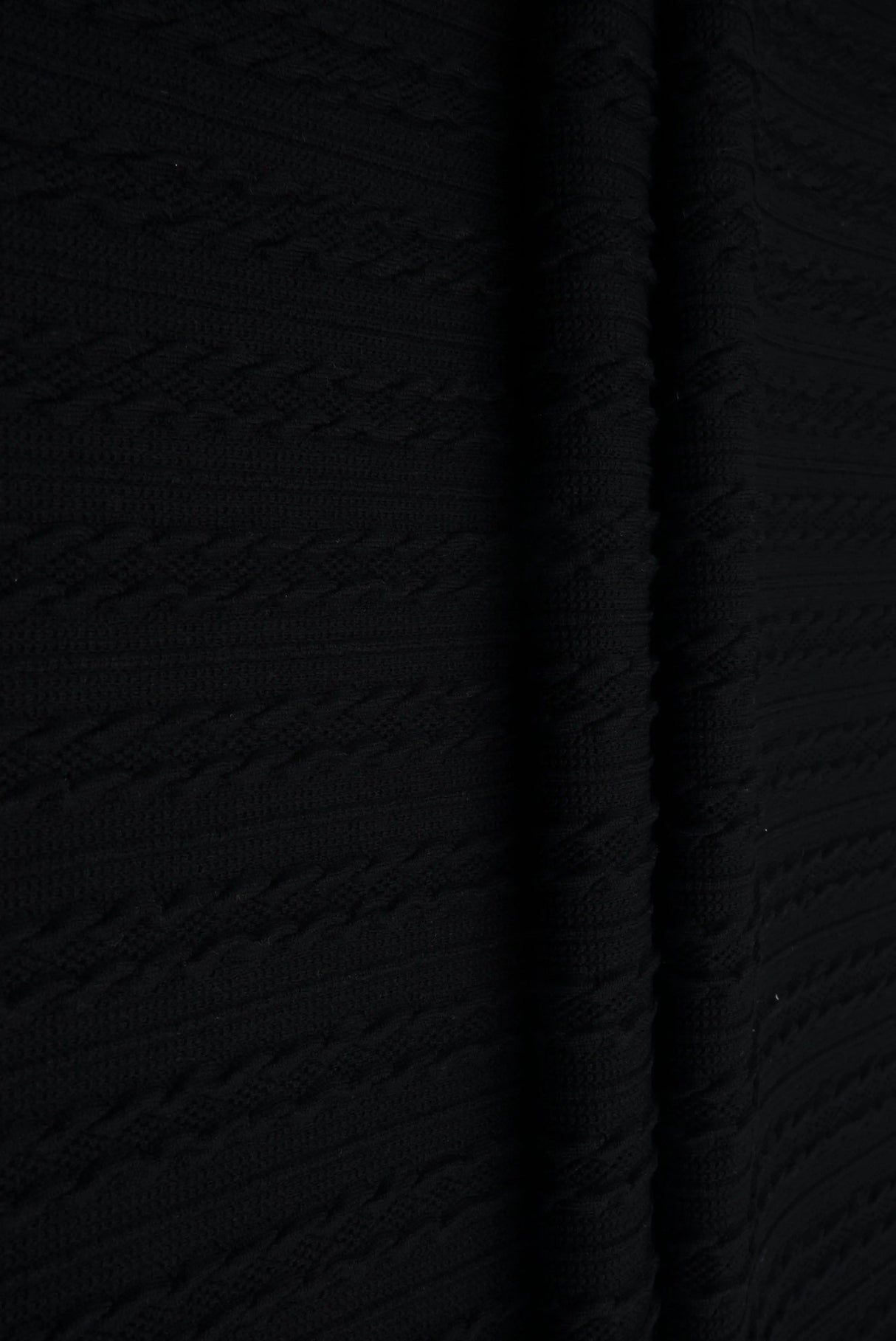 1 Yard Braid Jacquard Knit Fabric 220 GSM, 58/59? Wide Polyester Spandex Blend