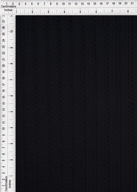 1 Yard Braid Jacquard Fabric Stretch Polyester Spandex 58/59 Inches Wide