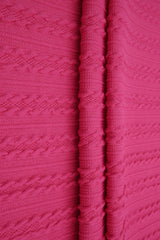 Braid Jacquard Liverpool Knit Fabric