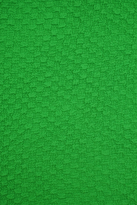 1 Yard Cauliflower Jacquard Knit Fabric 280 GSM, 59/60'' Wide Polyester Spandex Blend