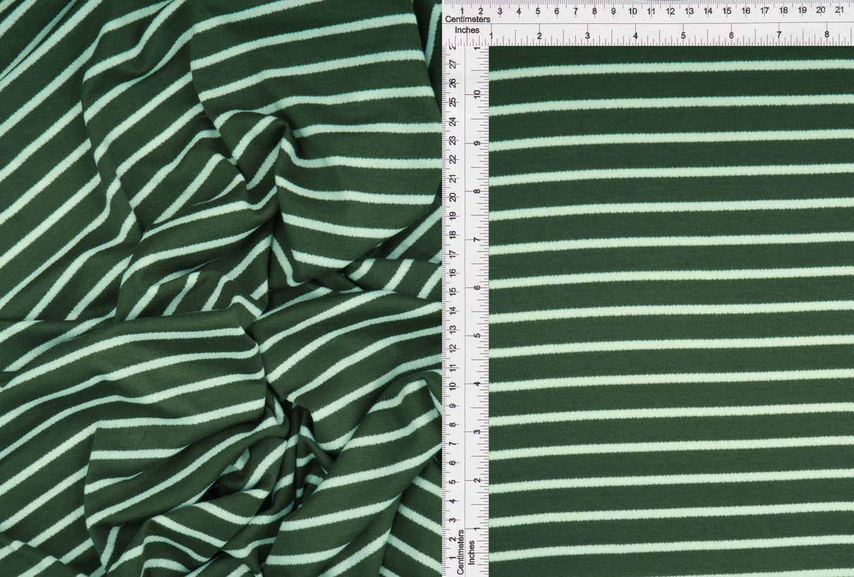 Viscose Crepe Stripe Stretch Fabric