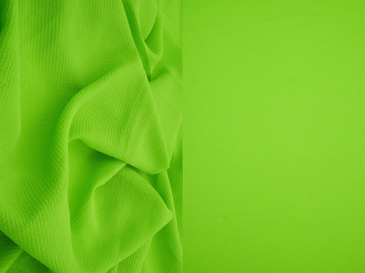 Solid Ghost Bubble Crepe Fabric, Lightweight Textured Stretch 57/58" Wide for Apparel