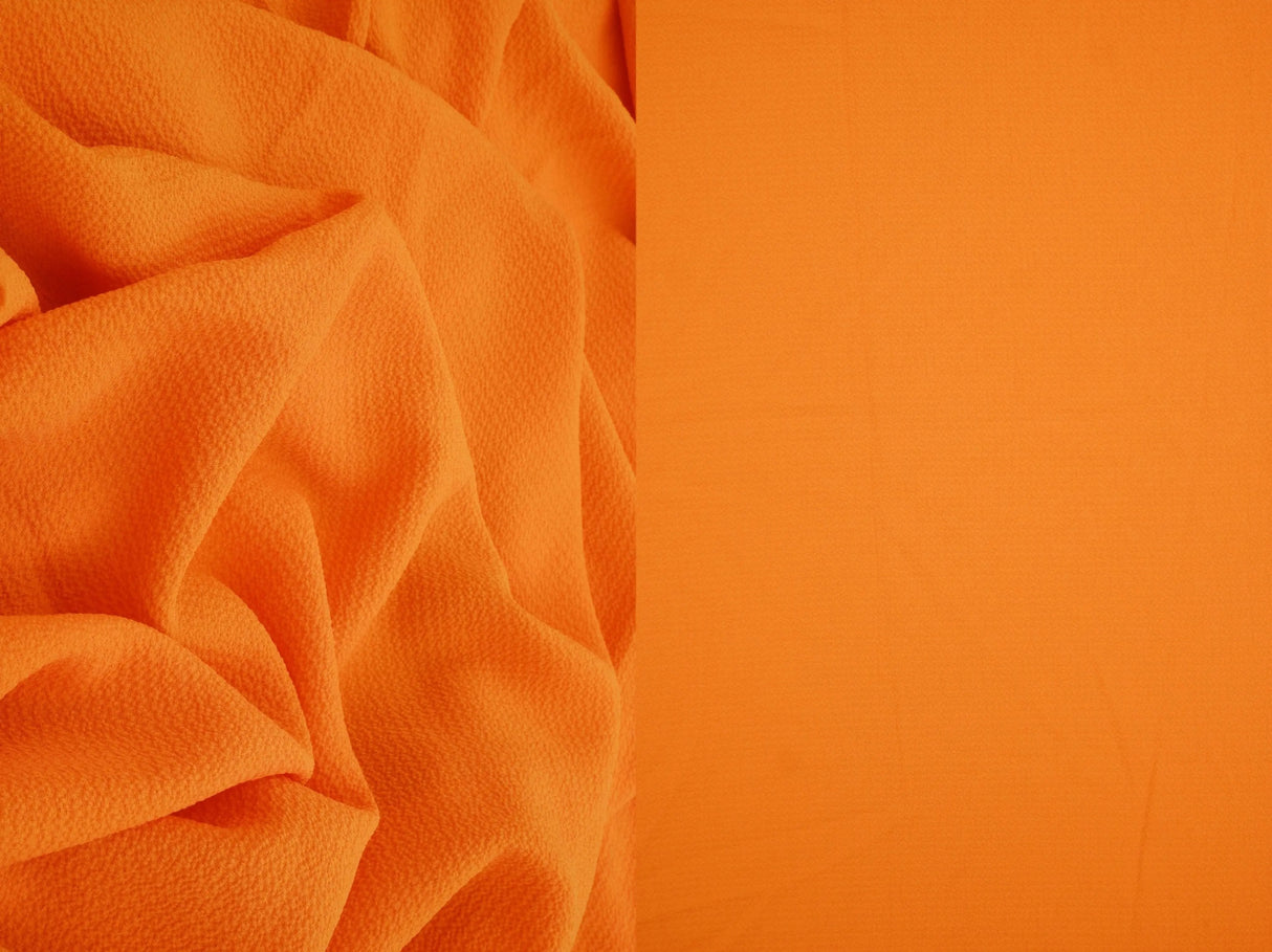 Solid Ghost Bubble Crepe Fabric, Lightweight Textured Stretch 57/58" Wide for Apparel