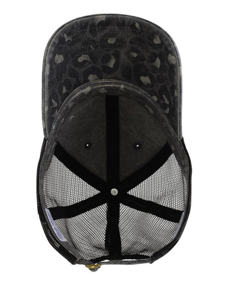 Women's Printed Visor with Mesh Back Cap