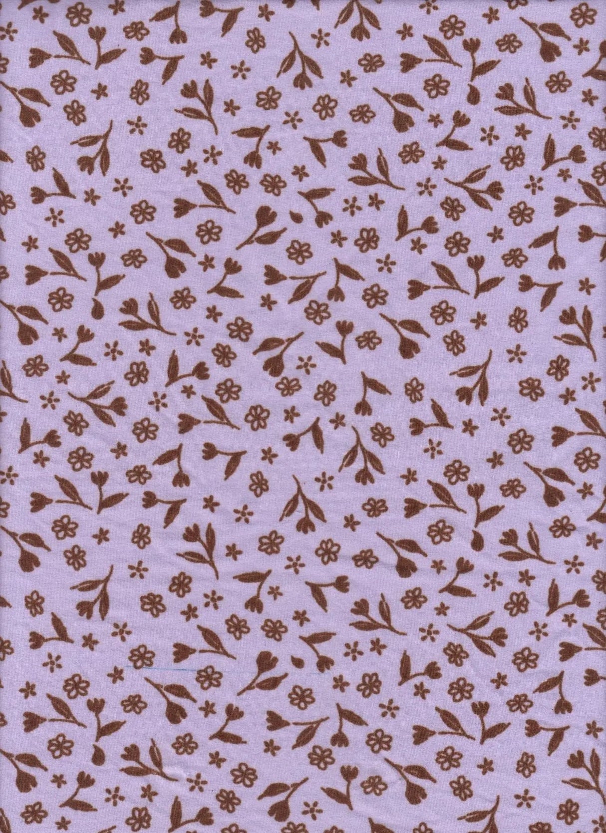 1 Yard DTY Brushed Ditsy Print Knit Fabric, 58/60? Wide Polyester Spandex Blend
