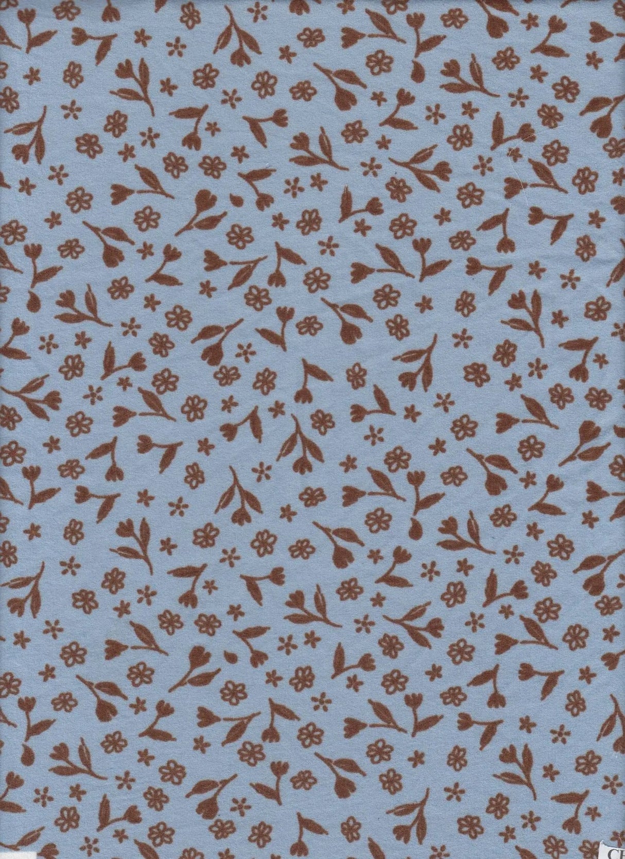 1 Yard DTY Brushed Ditsy Print Knit Fabric, 58/60? Wide Polyester Spandex Blend