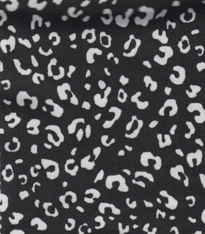1 Yard Brushed DTY Animal Print Knit Fabric 170 GSM, Approx. 58/60? Wide Polyester Spandex Blend