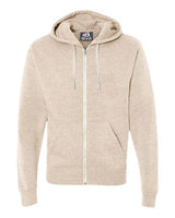 Men's Triblend Full-Zip Hooded Sweatshirt