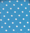 1 Yard DTY Brushed Polka Dot Print Knit Fabric, 58/60? Wide Polyester Spandex Blend