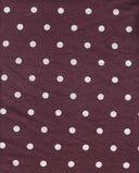 1 Yard Polka Dot Brushed DTY Knit Fabric Soft Stretch Material 58/60" Wide