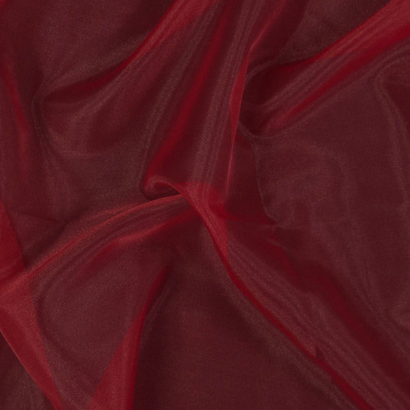 2-Ply Polyester Organza - Red - Zelda Collection