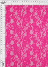 Floral Double Border Lace Fabric