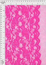 Floral Double Border Lace Fabric