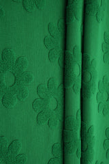Daisy Floral Jacquard Knit Fabric