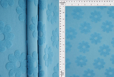 Daisy Floral Jacquard Knit Fabric