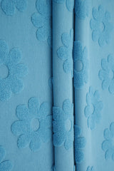 Daisy Floral Jacquard Knit Fabric