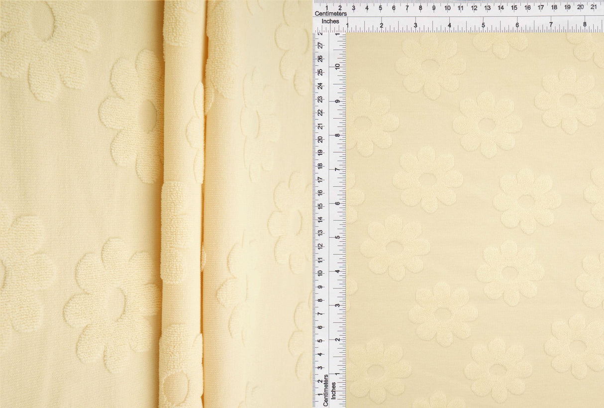 Daisy Floral Jacquard Knit Fabric