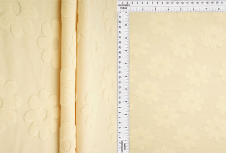 Daisy Floral Jacquard Knit Fabric