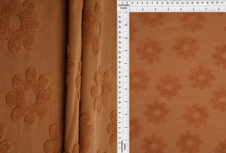 Daisy Floral Jacquard Knit Fabric