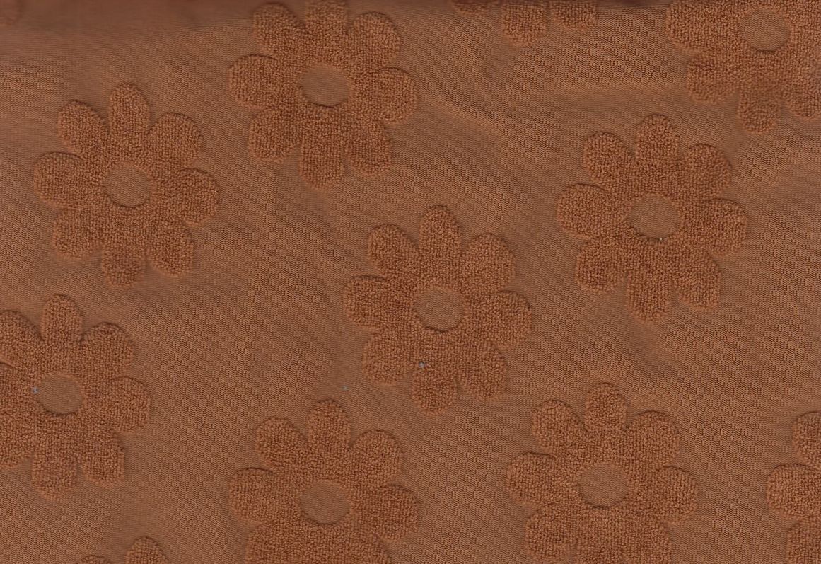 Daisy Floral Jacquard Knit Fabric