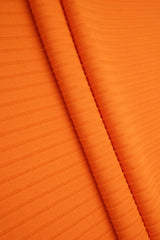 Rib Stretch Knit Fabric Solid