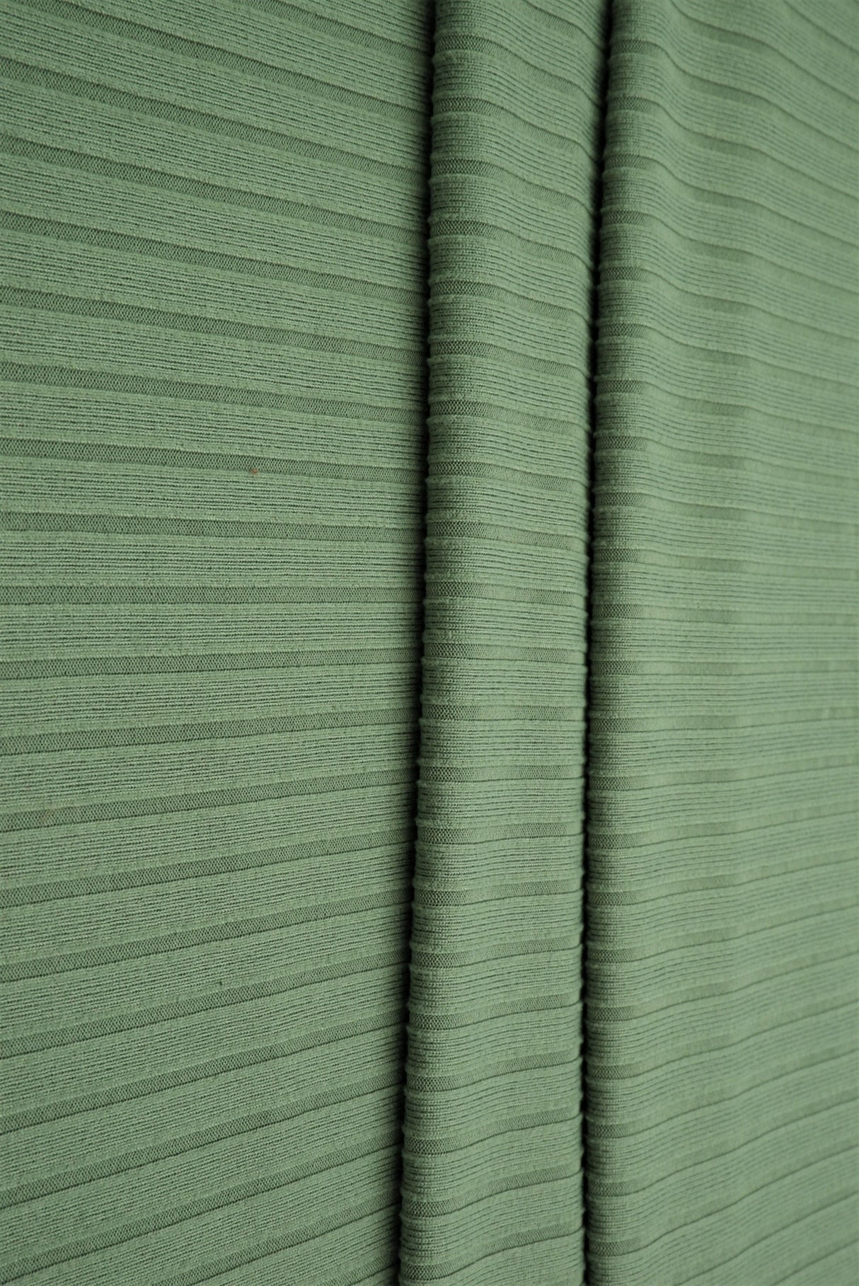 Rib Stretch Knit Fabric Solid