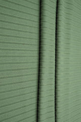 Rib Stretch Knit Fabric Solid
