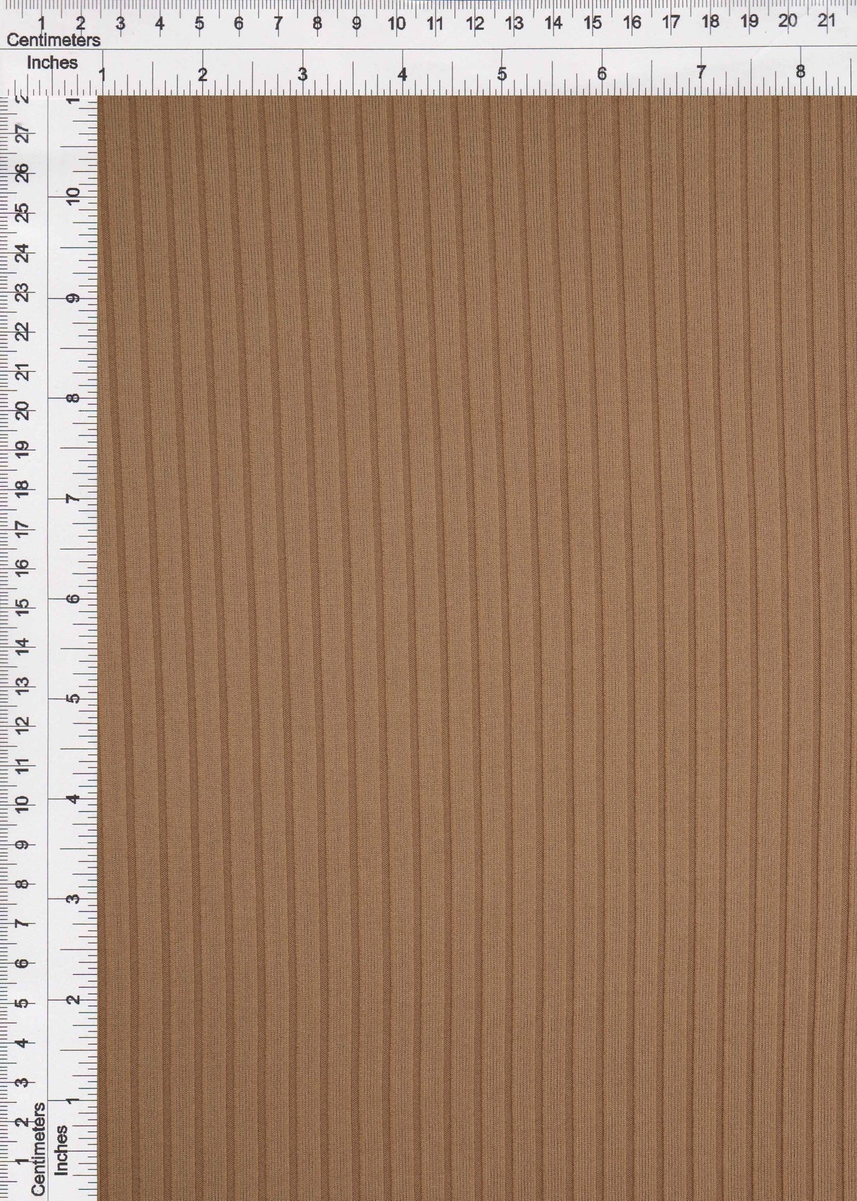 Rib Stretch Knit Fabric Solid
