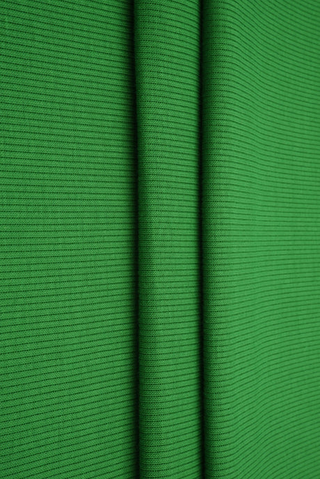 Rib Solid Stretch Knit Fabric