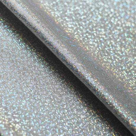 Matrix Twinkle Nylon Spandex Hologram Fabric - Assorted Colors, Solid, 57/58" Width (1 Yard)