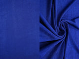 1 Yard Slinky 1x1 Rib Knit Fabric with Foil Finish 240 GSM, 52? Wide Polyester Spandex Blend