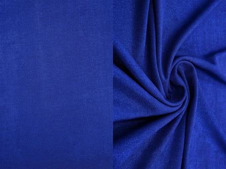 1 Yard Slinky 1x1 Rib Knit Fabric with Foil Finish 240 GSM, 52? Wide Polyester Spandex Blend